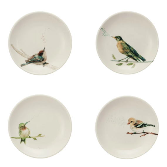 Set de 4 Platos Bird On Branch