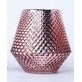 Florero base delgada color rosado 7 x 6.5"