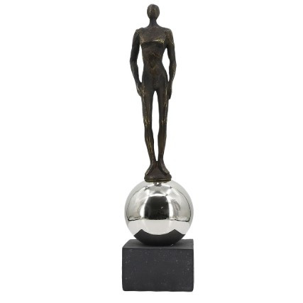 Escultura Augusta, Bronce