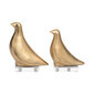 Set de 2 pajaros Lissa dorados