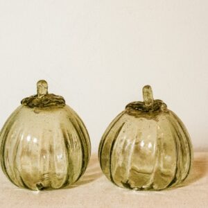 Adorno Glass Calabaza, Transparente