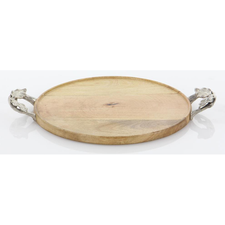 Bandeja de Madera con Asas, 13"