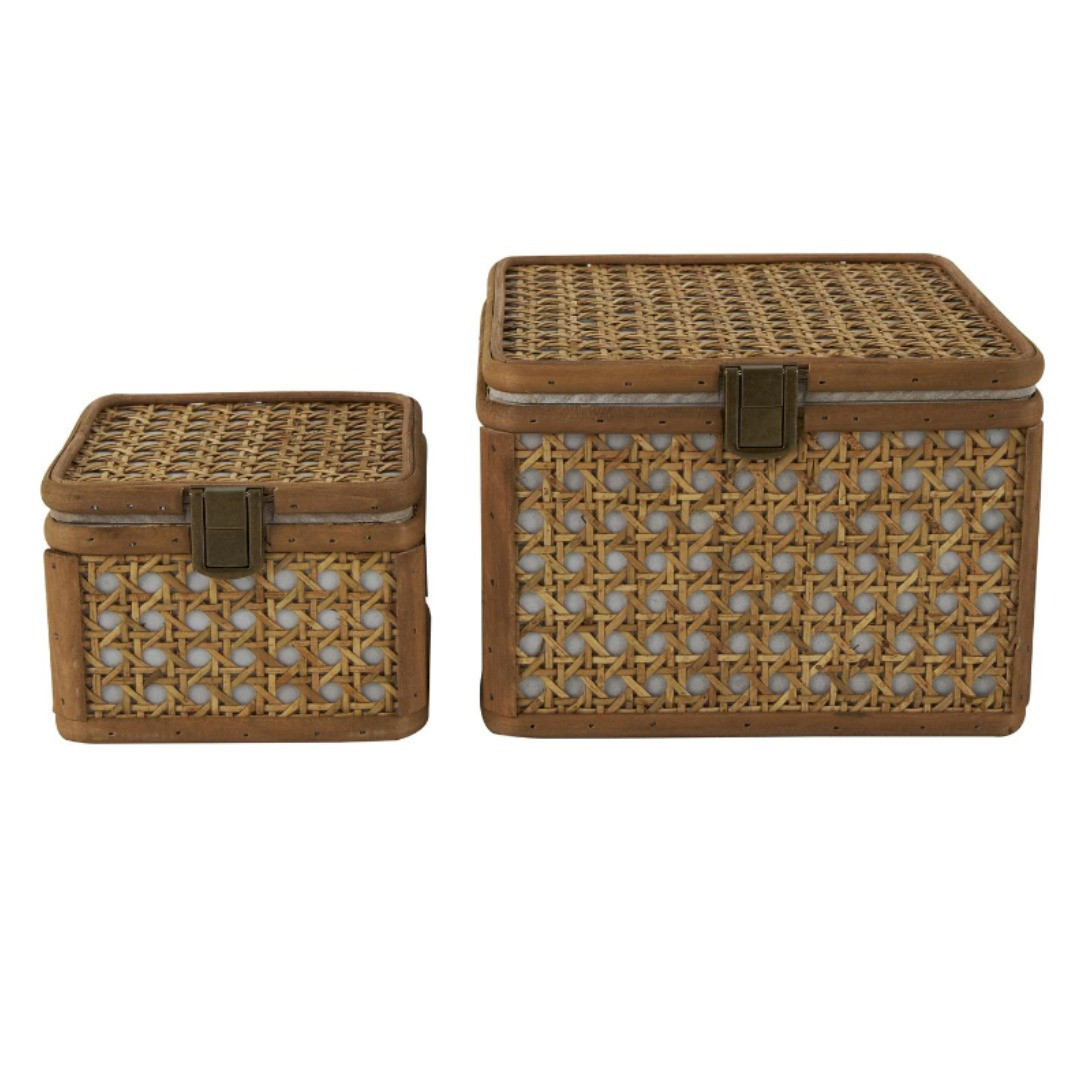 Caja alta de Ratán, Cafe 5"