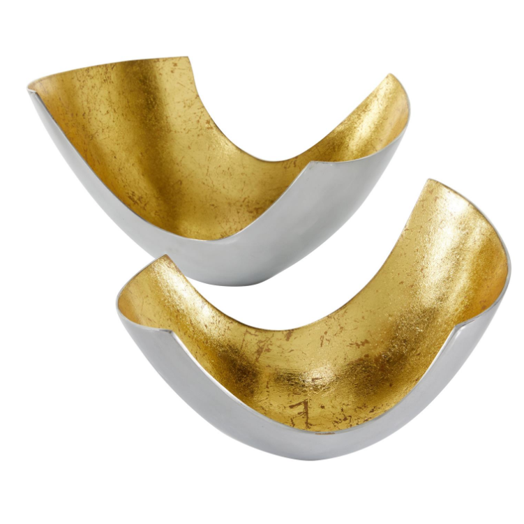 Vasse Decorativa Dorada Mediana