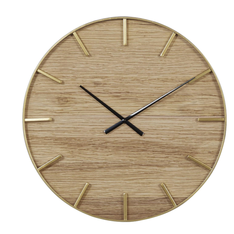 Reloj de Pared Redondo de Madera