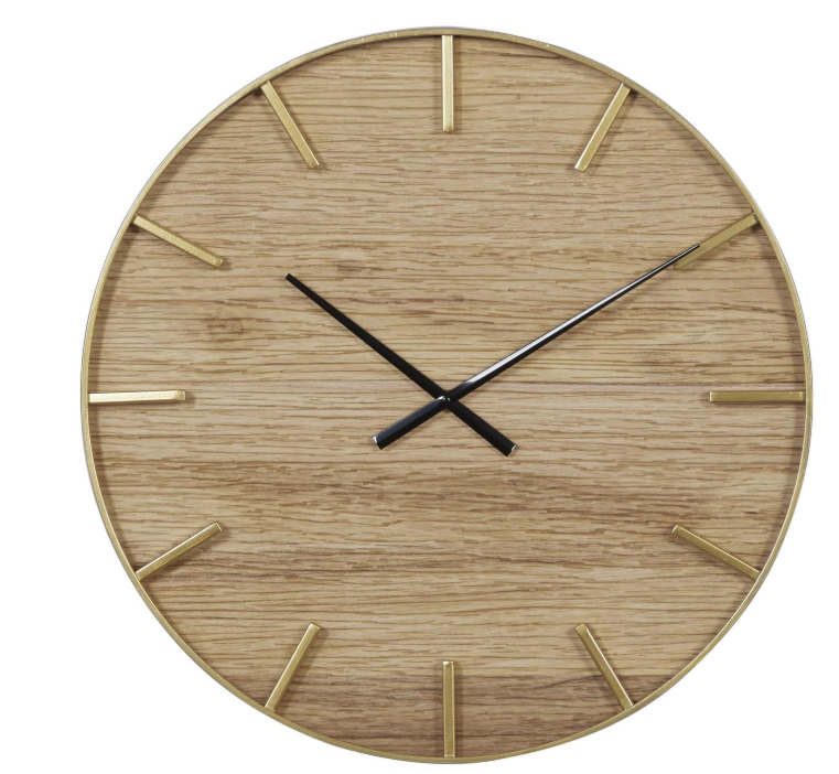 Reloj de Pared Redondo de Madera