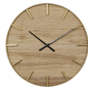 Reloj de Pared Redondo de Madera