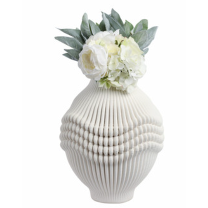 Vase Coulter, Ivory
