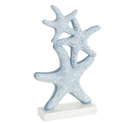 Escultura Decorativa Starfish, Azul