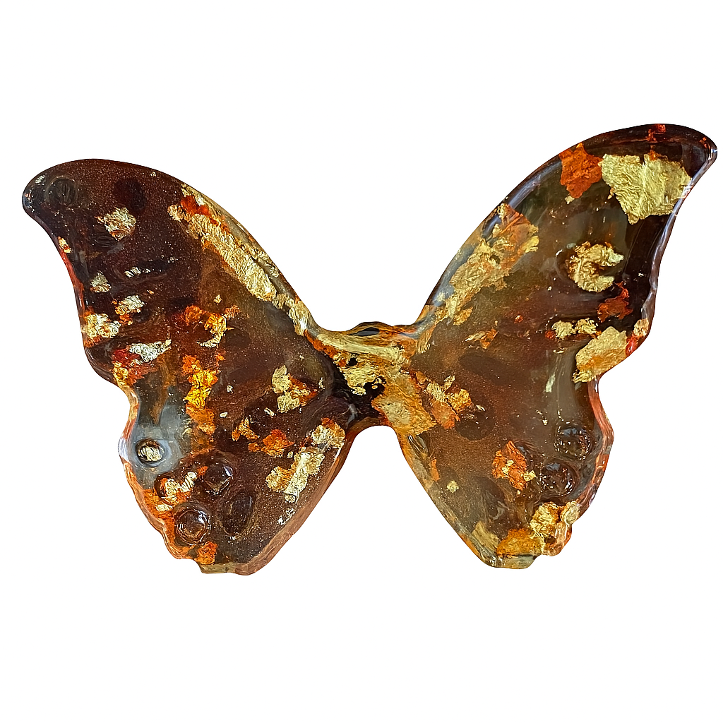 Mariposa Stellar, Oro / Naranja