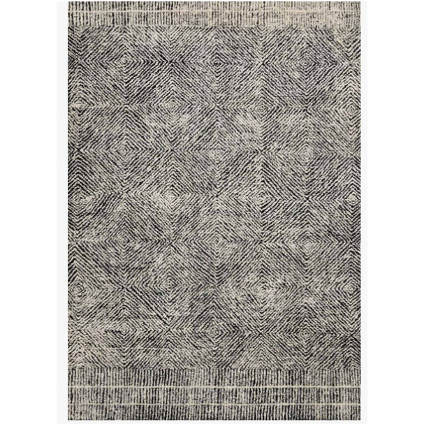 Alfombra Kopa Negro/Marfil, 2.8 x 4 m