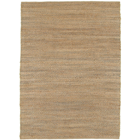 Alfombra Natural Fiber, Gray 8 x 10″