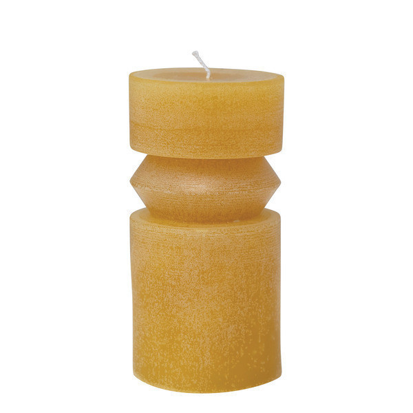 Vela estilo totem corte superior color amarillo colección flaire de 3 x 6″