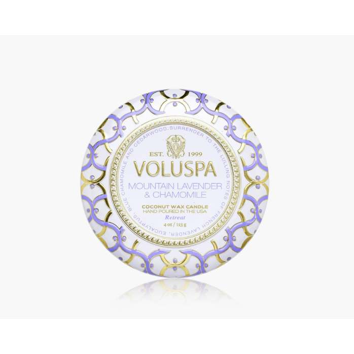 Mountain Lavender & Chamomile Mini Tin (25 hrs)