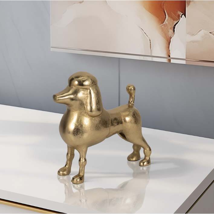 Adorno Poodle Dorado