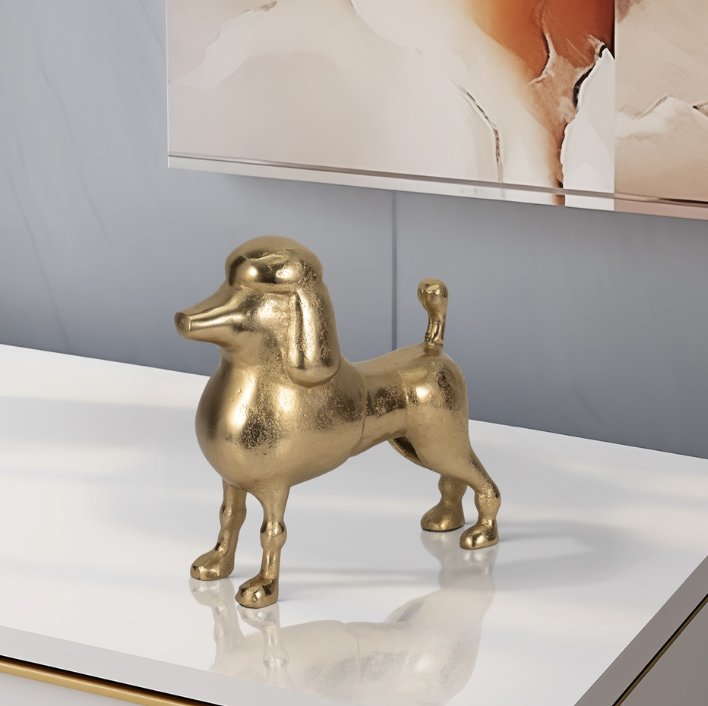Adorno Poodle Dorado
