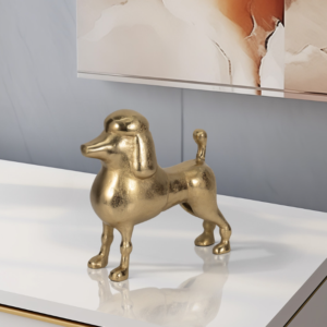 Adorno Poodle Dorado