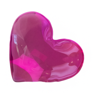 Escultura de Corazón, Fucsia