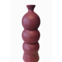 Florero Moldeado Color Vino