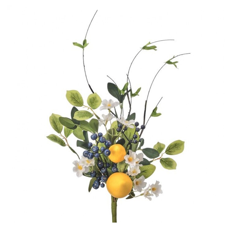 Ramo de limon y arandanos en flor 17″
