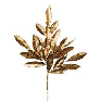 Spray hoja laurel doradas 19”