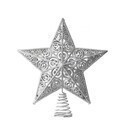 Estrella para arbol plateada de 12"