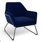 Butaca de tercipelo color azul navy