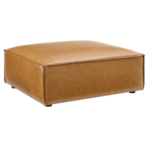 Ottoman de Cuero Restore