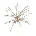 Spray brillantina dorado de mini berries 36" alto