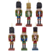 Adorno colgante de cascanuez colores variados