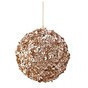 Esfera de lentejuelas champan 6"