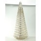 Arbol de navidad decorativo dorado 12"