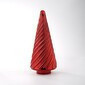 Arbol de navidad decorativo rojo 14"
