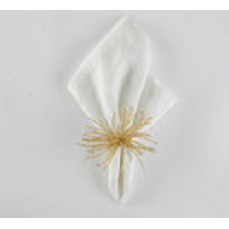 Aro para servilletas tassel dorado