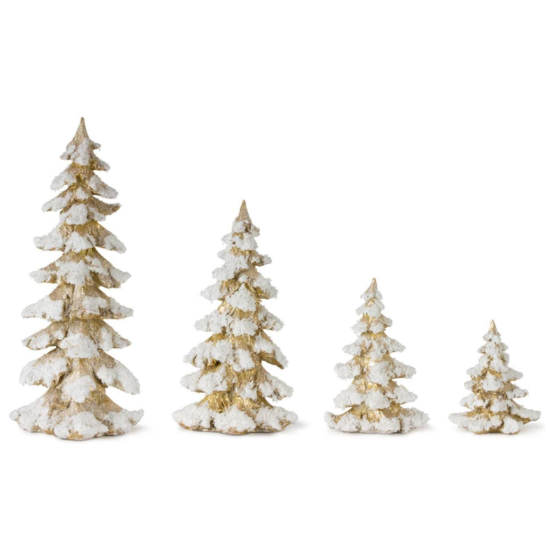 «Arbol de navidad en resina tono dorado 13″»»