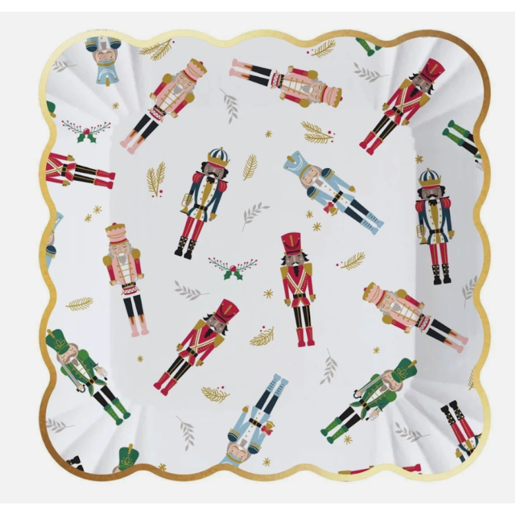 Plato para Postre Nutcracker 8 uni.