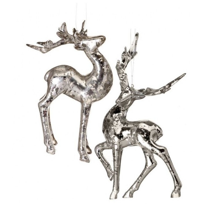 Ornamento Reno, Plateado