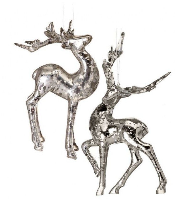 Ornamento Reno, Plateado