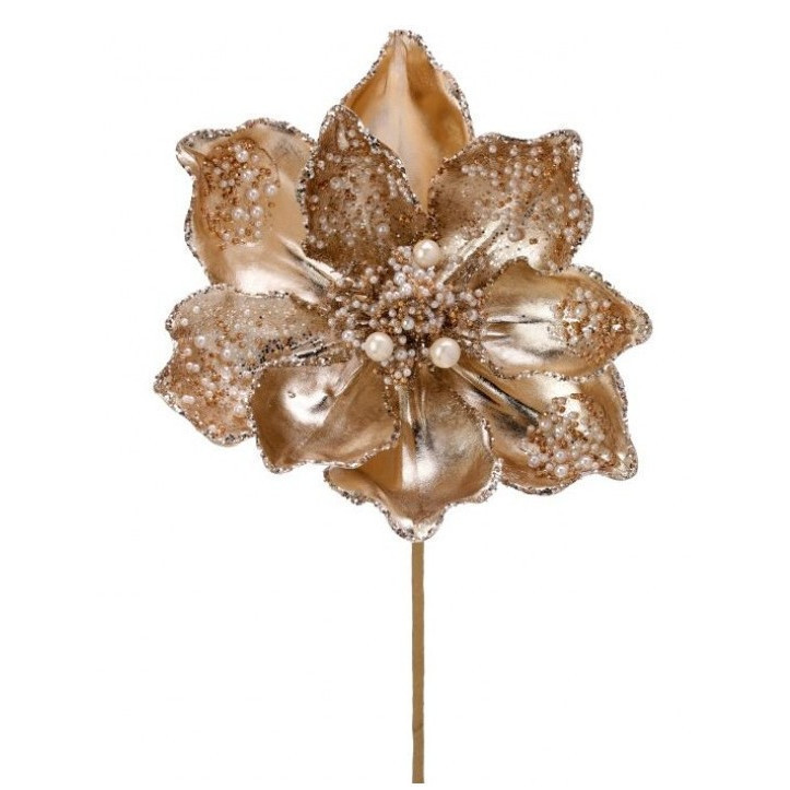 Adorno Navideño Magnolia, Champange