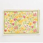 Set de 4 Individuales de flores amarillas 13 x 19"