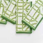 Set de 4 servilletas de Bamboo verde 20 x 20"