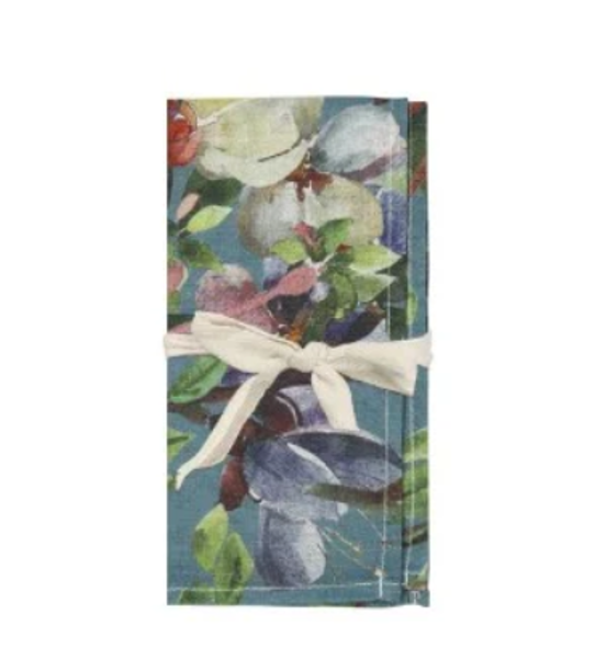 Set de 4 Servilletas Magnolia Azul