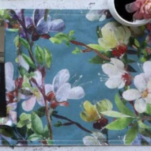 Set de 6 Individuales Magnolia Azul