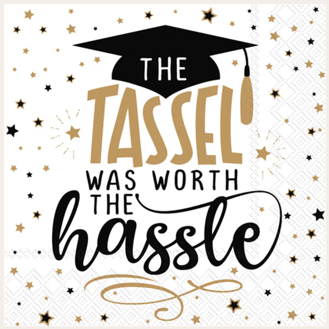 Servilleta Cktl Grad Cap, 20 uni.