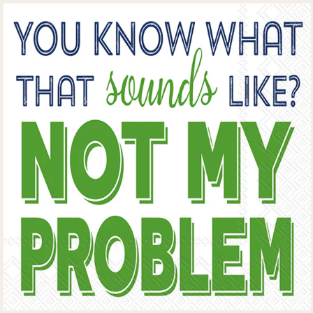 Servilleta Cktl Not My Problem, 20 uni.