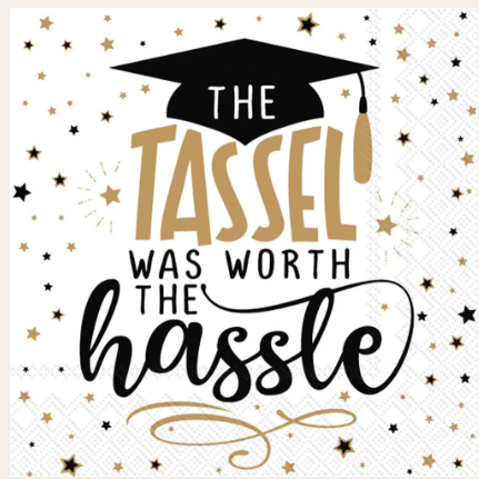 Servilleta Lnch Grad Cap, 20 uni.