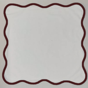 Set de 4 Servilletas de Lino Burgundy