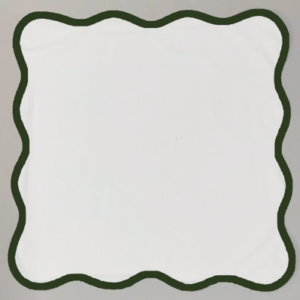 Set de 4 Servilletas de Lino Olive Green