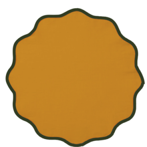 Set de 4 Individuales de Lino Amarillo