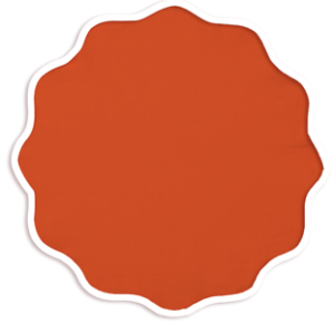 Set de 4 Individual  Tangerine